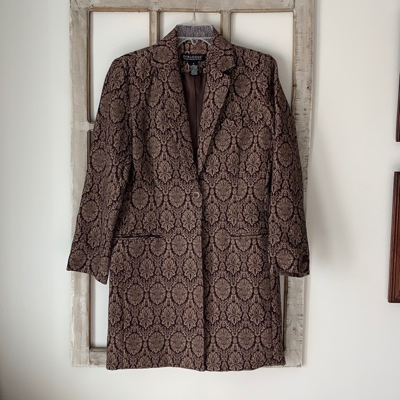 Tapestry xtra long blazer, formal jacket - Picture 3 of 16